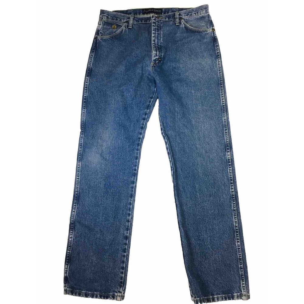 Wrangler George Straight Cowboy Cut Mens 36x32 Jeans Bootcut Straight Leg Denim‎